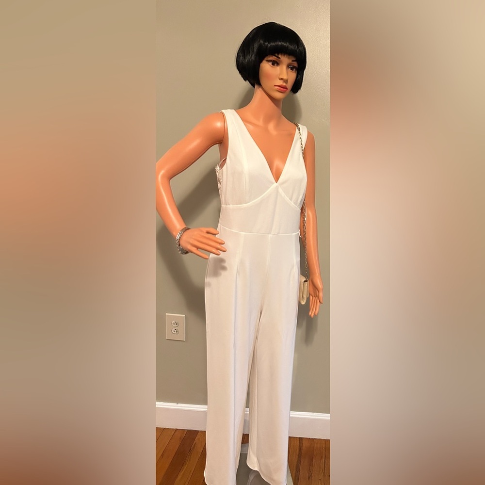 Lulus Elegant White Jumpsuit